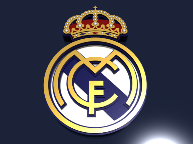 Real Madrid CF Logo 3D