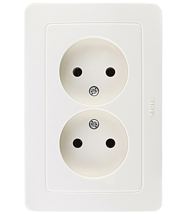 Розетка Hegel Master встраиваемая слоновая кость (РС16-341-01)