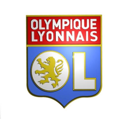 Olympique Lyonnais Logo 3D