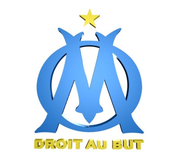 Olympique de Marseille Logo 3D