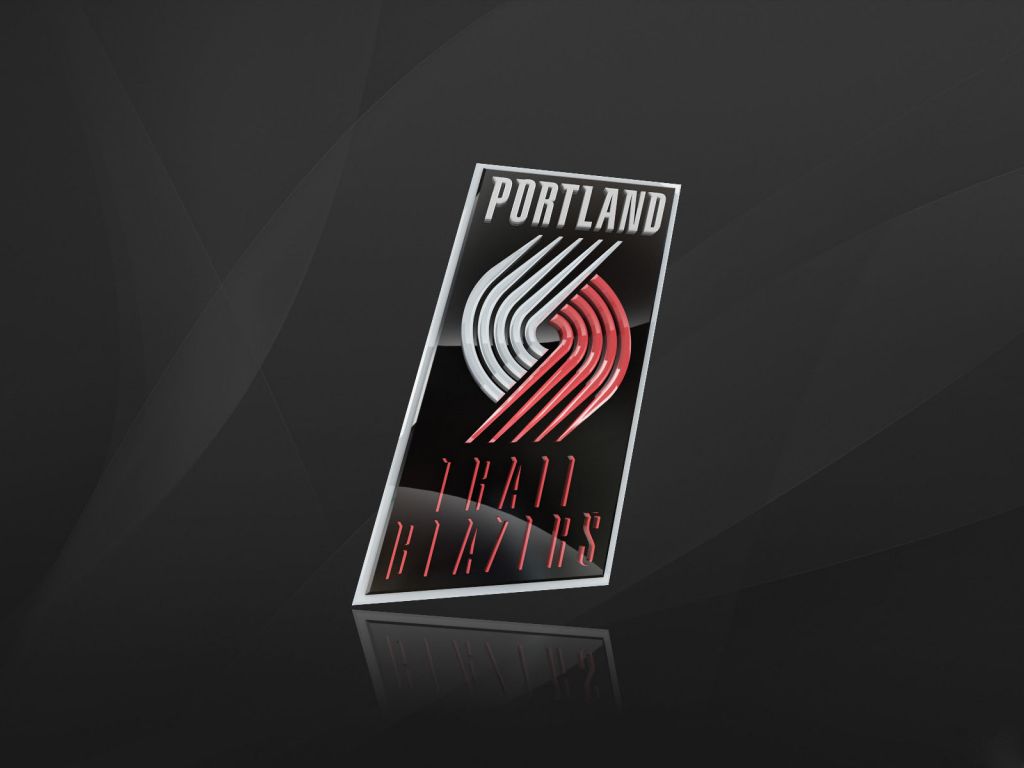Portland Trail Blazers Logo 3D