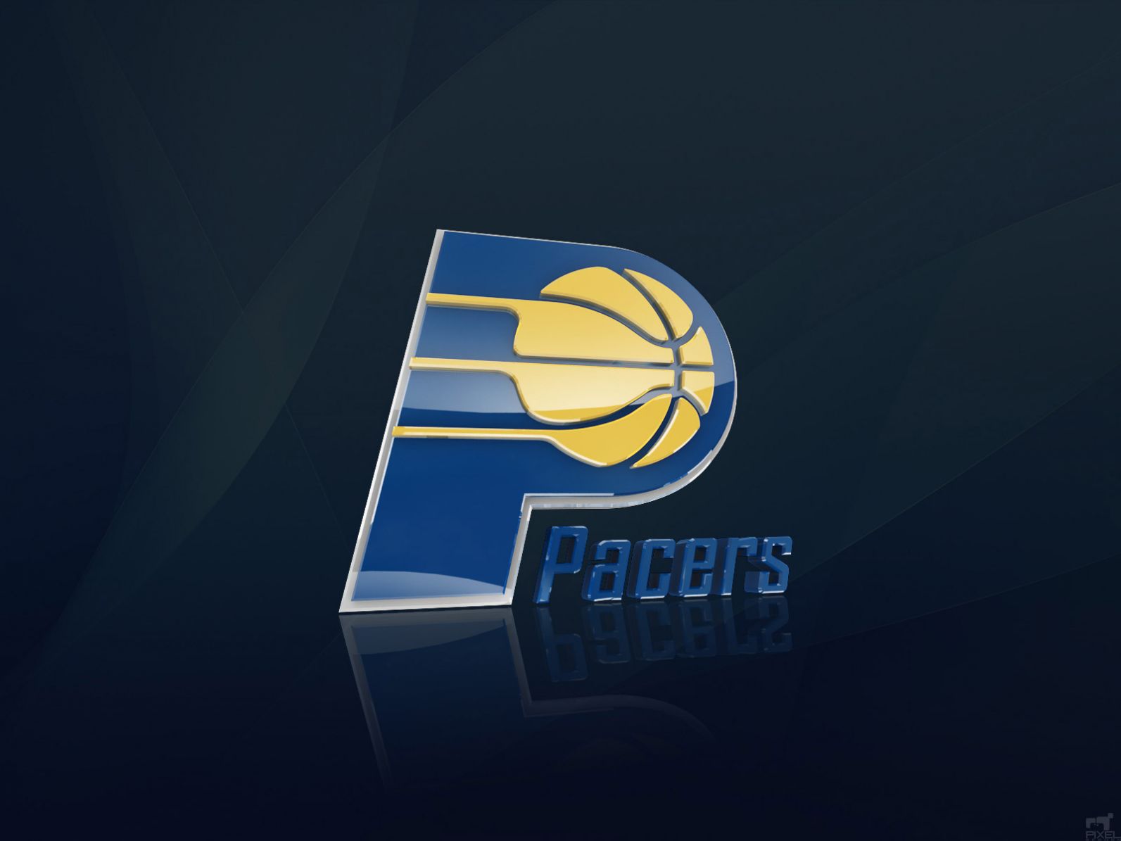 Indiana Pacers Logo 3D