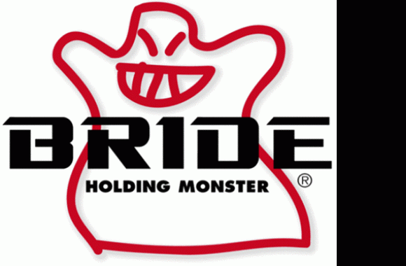 Bride Holding Monster Logo
