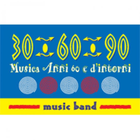 30-60-90 Music Band Logo