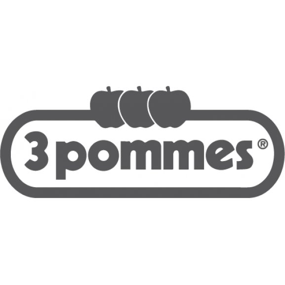 3 pommes Logo