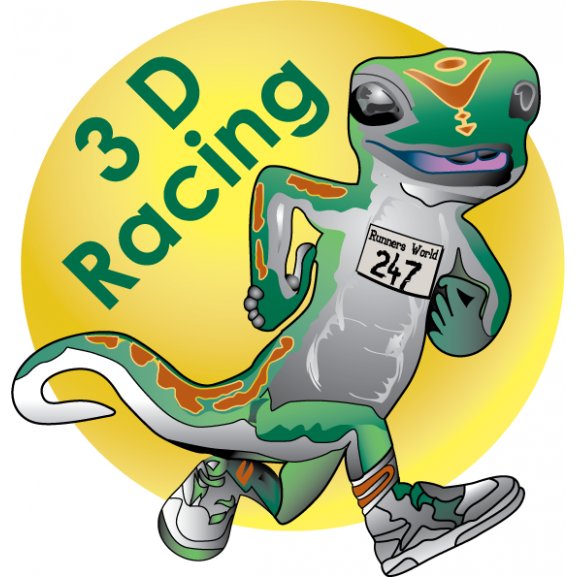 3D Racing Logo