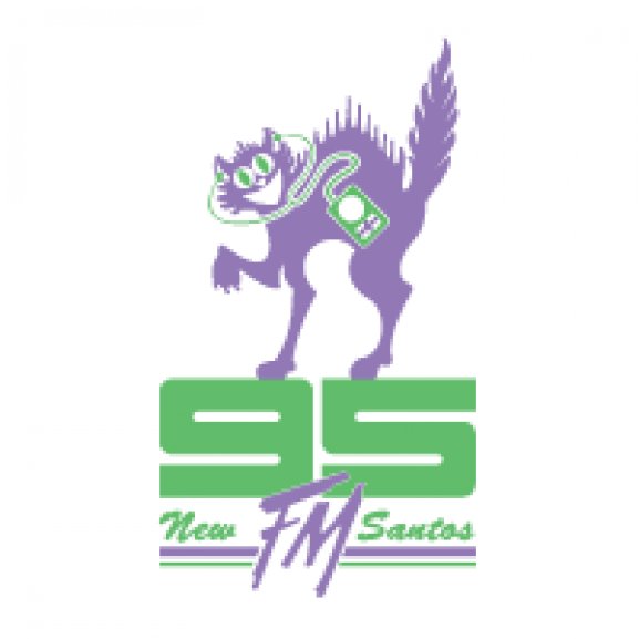 95 FM New Santos Logo