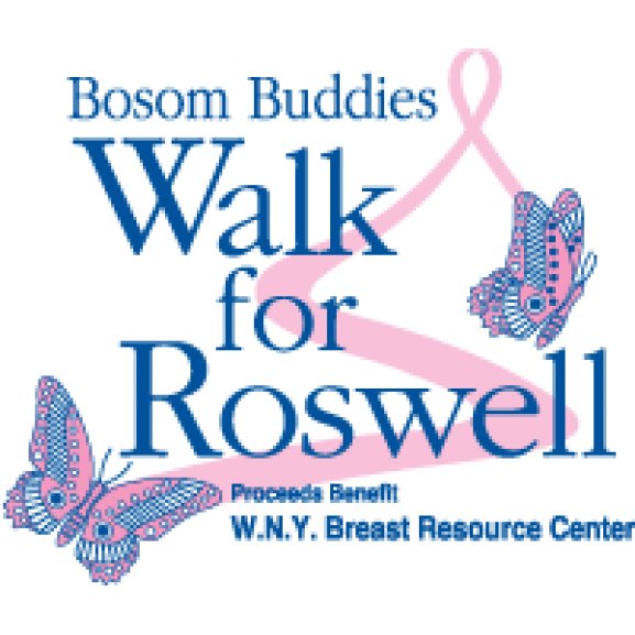 Bosom Buddies Walk For Roswell Logo