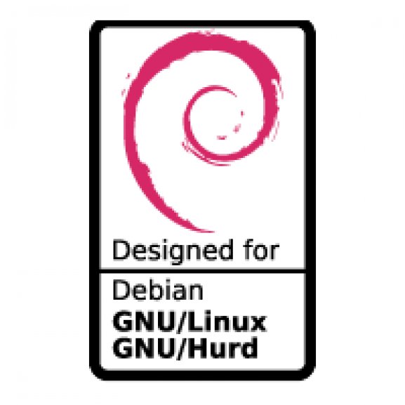 Designed for Debian Logo