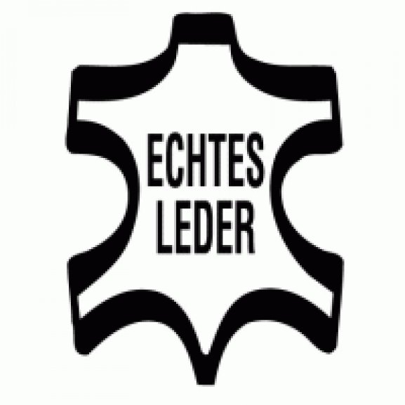 Echtes Leder Logo