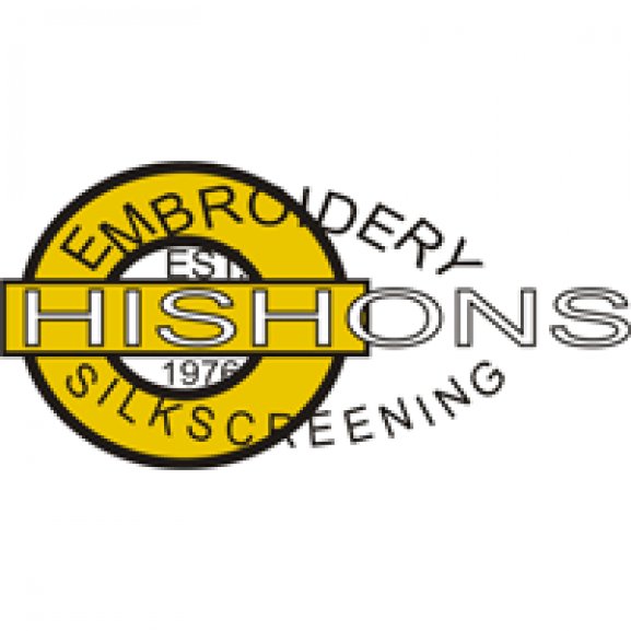 Hishons Embroidery & Silkscreening Logo