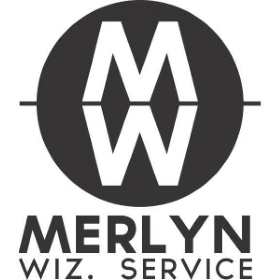 MERLYN WIZ. SERVICE Logo