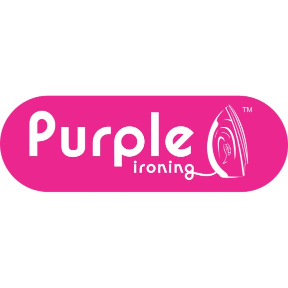 Purple ironing Logo
