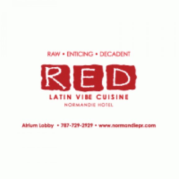 RED Latin Vibe Cuisine Logo