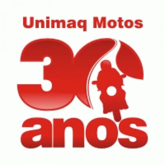 Selo 30 Anos Unimaq Motos Logo