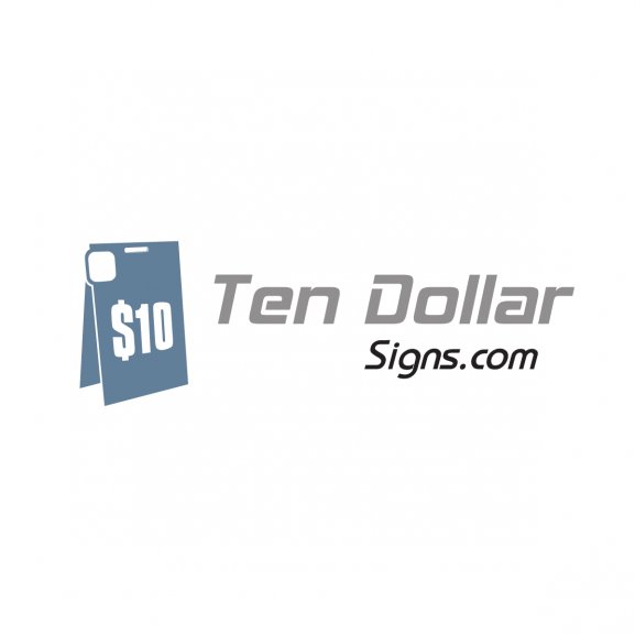Ten Dollar Signs Logo