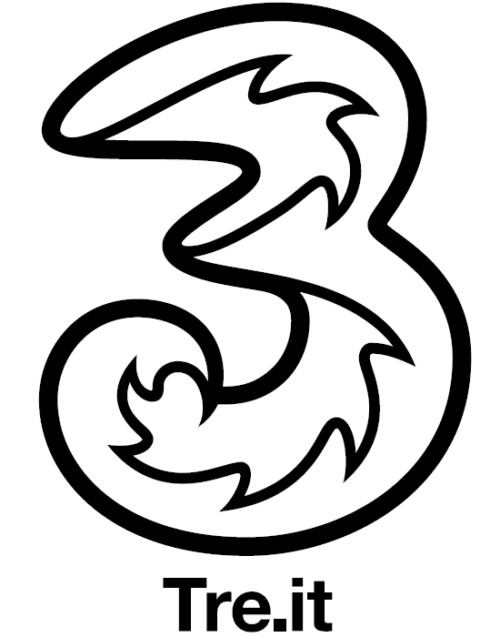 Tre, 3 Italia Logo