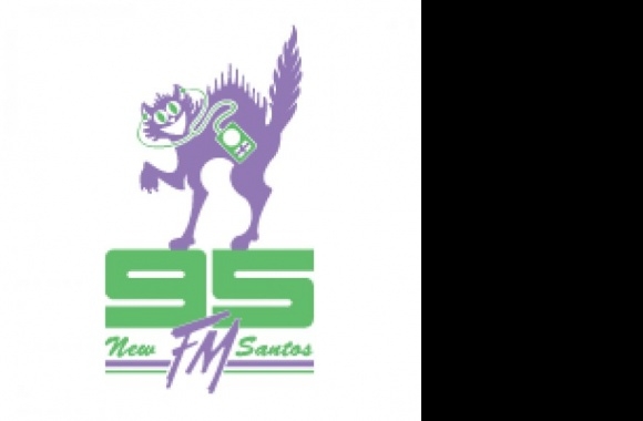 95 FM New Santos Logo