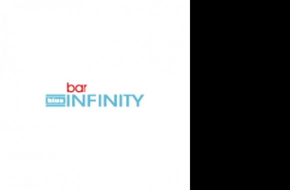 Blue infinity bar Logo