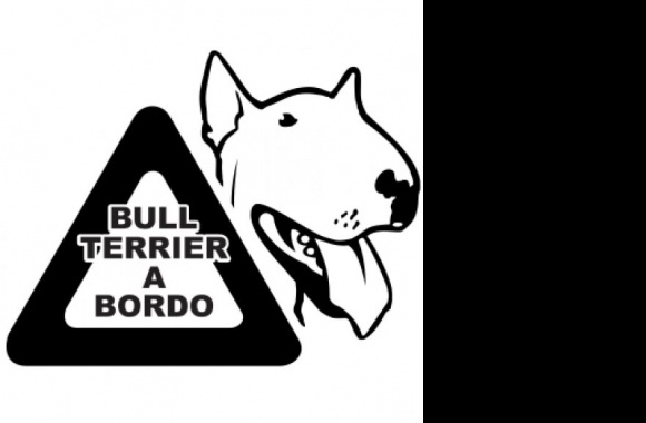 Bull Terrier a Bordo Logo