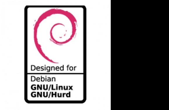 Designed for Debian Logo