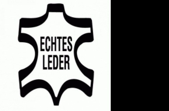 Echtes Leder Logo