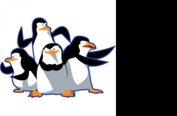 madagascar pinguinos penguins Logo