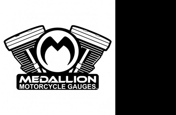 Medallion Motorcycle Gauges Logo