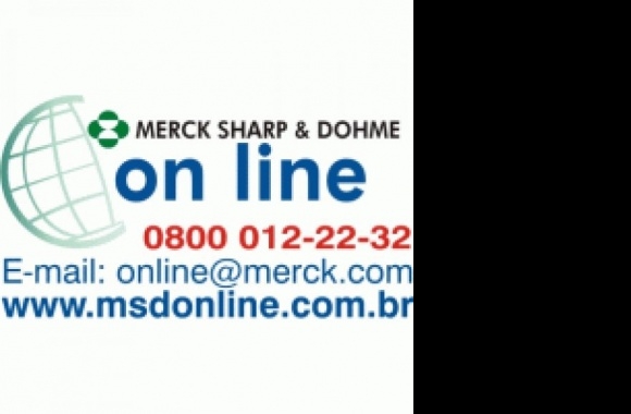 Merck Sharp & Dohme on line Logo