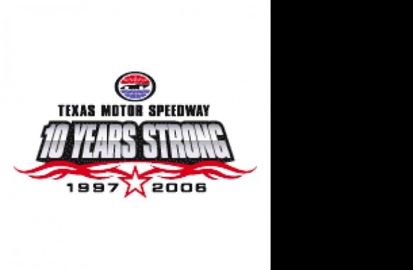 Texas Motor Speedwaym - 10 YR Logo