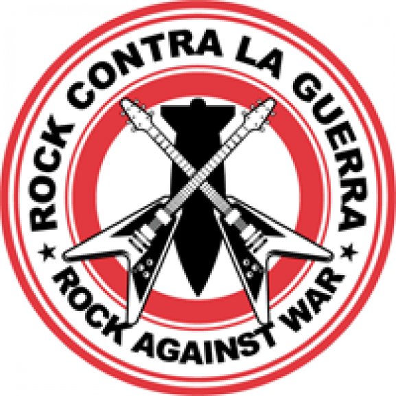 ROCK CONTRA LA GUERRA Version 1 Logo