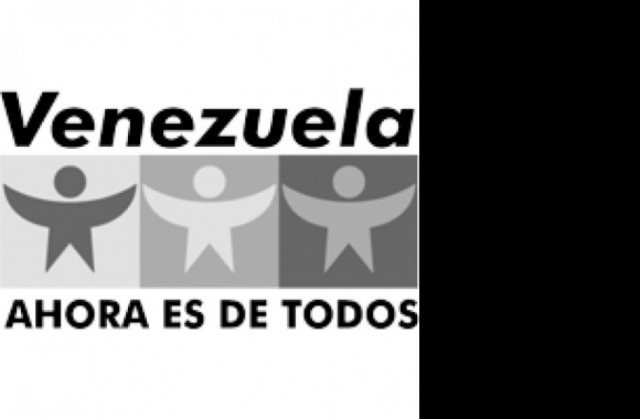 Venezuela es de todos (gris) Logo