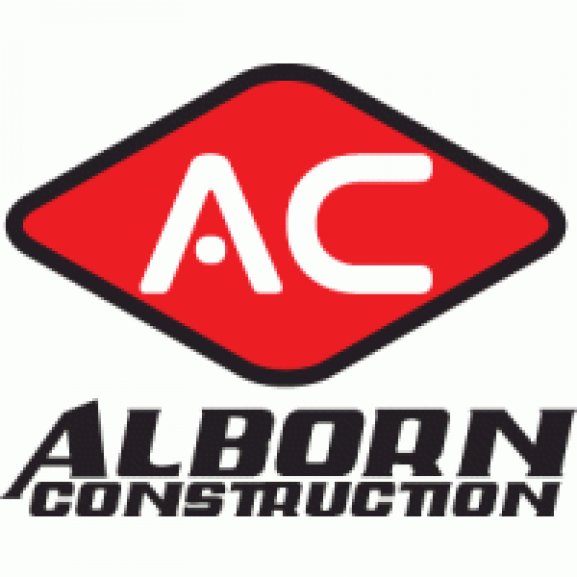 Alborn Construction - Red Logo