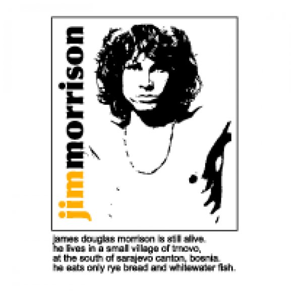 Jim Morrison - The Doors Logo