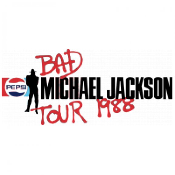 Michael Jackson - Bad Tour 1988 Logo