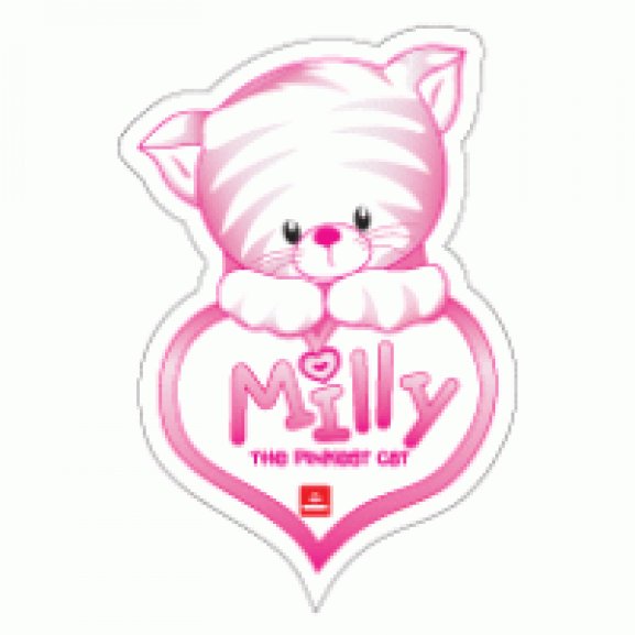 Milly the Pinkest Cat Logo