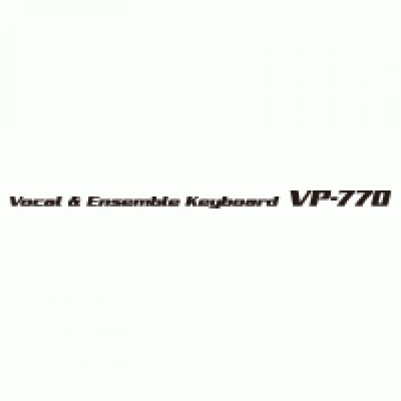VP-770 Vocal & Ensemble Keyboard Logo