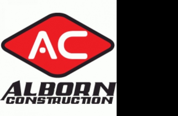 Alborn Construction - Red Logo