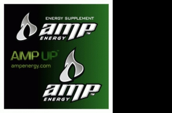 amp energy drink Logo