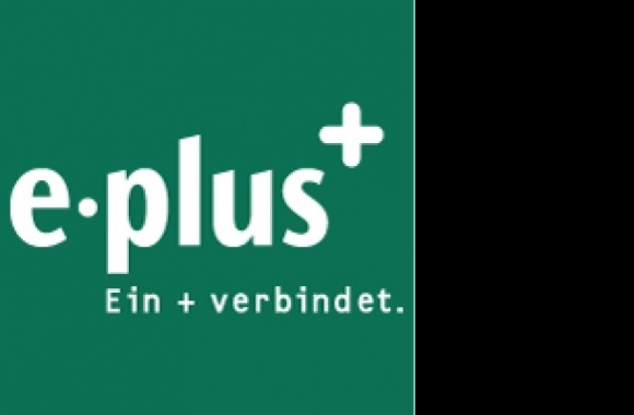 E-Plus Ein Plus verbindet Logo