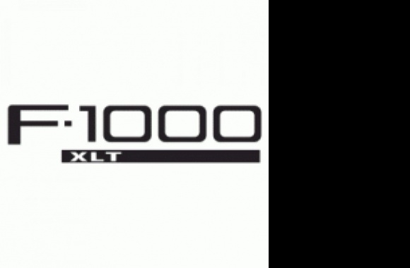 F-1000 XLT Logo