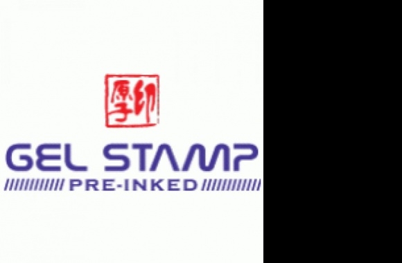 Gel Stamp Pre-Inked Logo