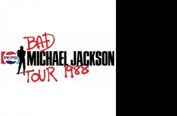 Michael Jackson - Bad Tour 1988 Logo