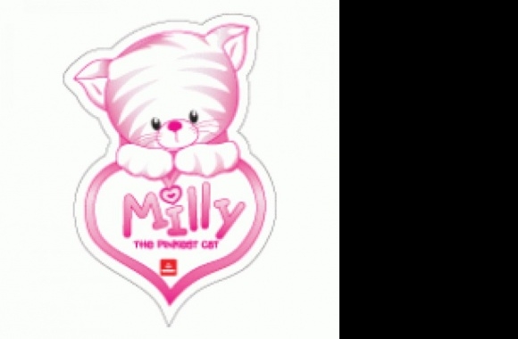 Milly the Pinkest Cat Logo