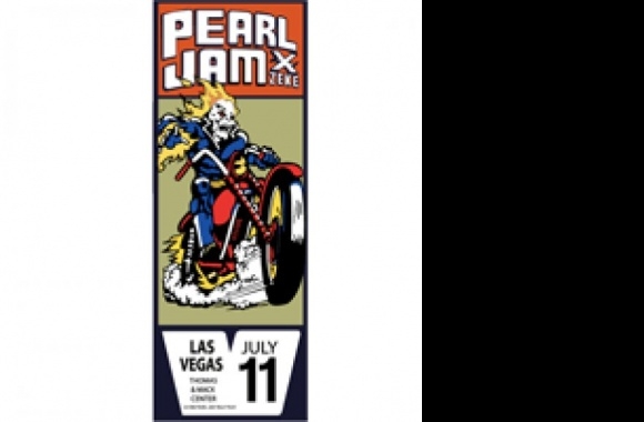 Pearl Jam Ghost Rider Logo
