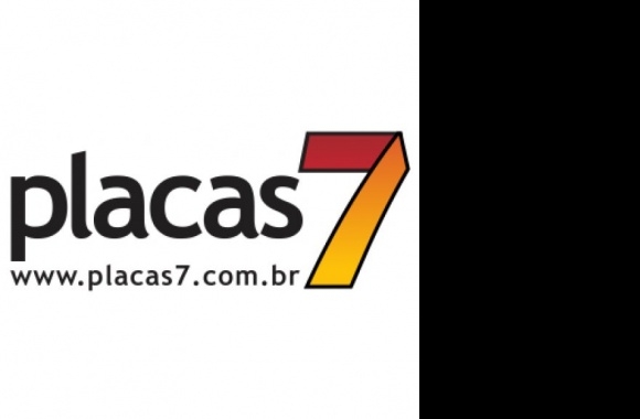 Placas 7 Sete Lagoas MG Brasil Logo