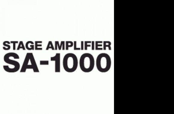 SA-1000 Stage Amplifier Logo