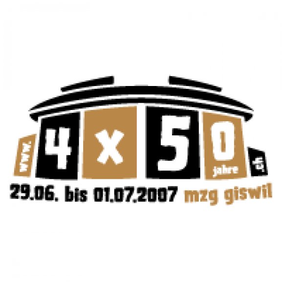 4x50 Jahre Logo