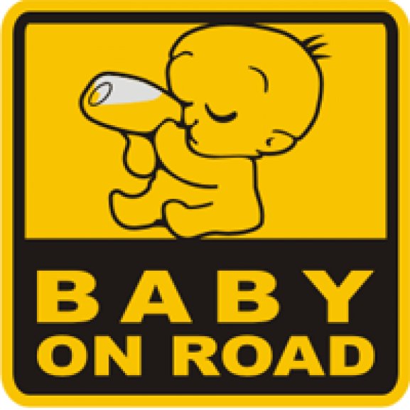Baby on Road Logo