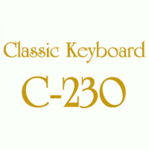 C-230 Classic Keyboard Logo